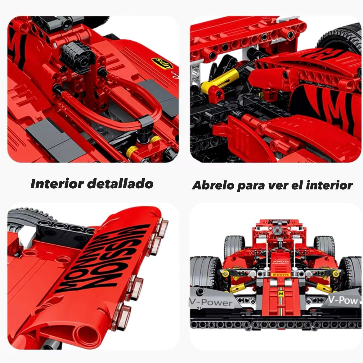 Ferrari SF90 Fórmula 1 Technic | 1200 Piezas